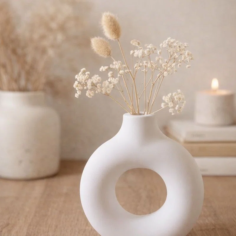 Florero pequeño minimalista nórdico