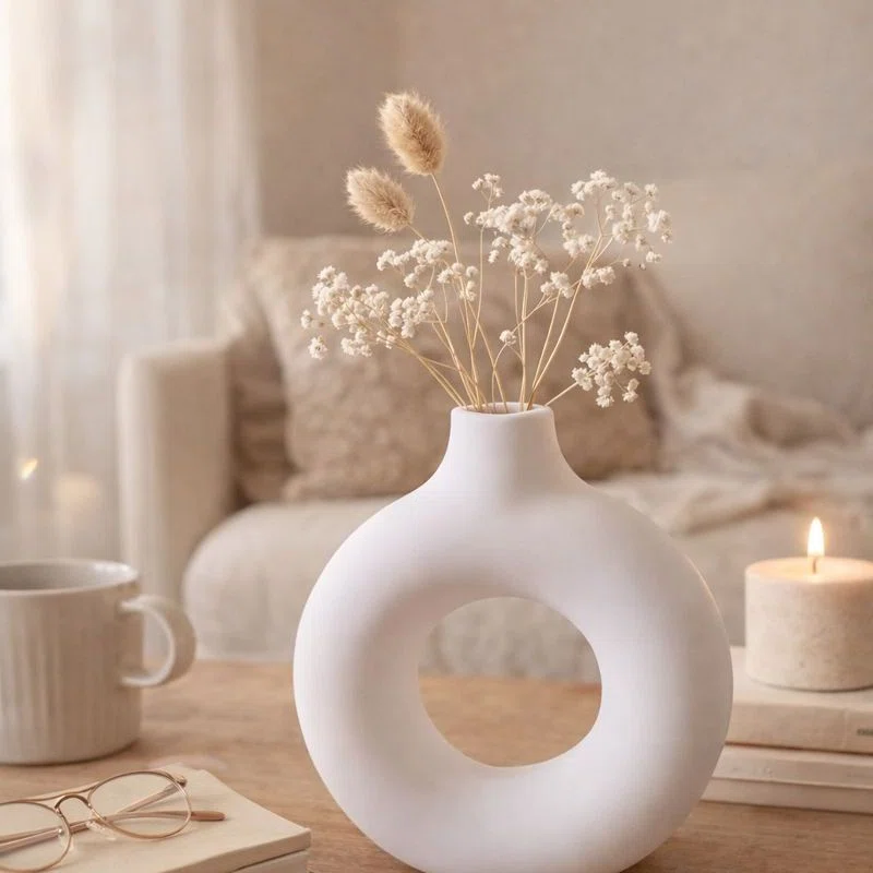 Florero grande minimalista nórdico